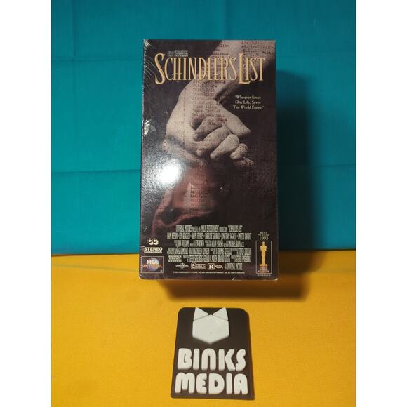 Schindler's List (VHS, 2-Tape Set) NEW SEALED - Picture 1 of 7